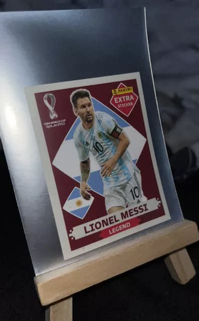 Lionel Messi Panini Qatar Fifa World Cup Sticker Collection Extra