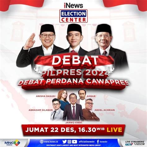 Debat Kedua Pilpres Siap Siap Menyaksikan Cawapres Bersaing