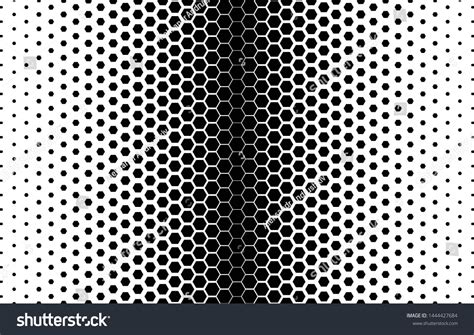 Hexagon halftone pattern. Abstract geometric shapes background. #Ad , # ...