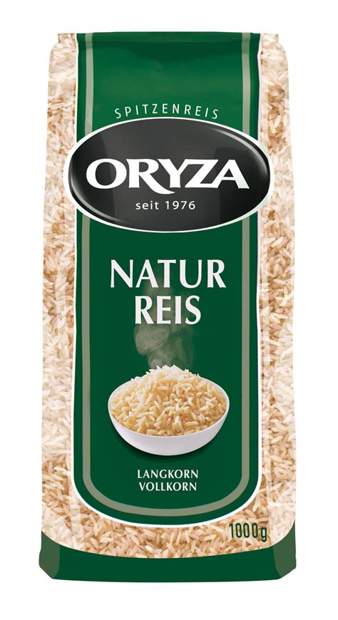 ORYZA Natur Reis 1kg ORYZA Marken Reiskontor