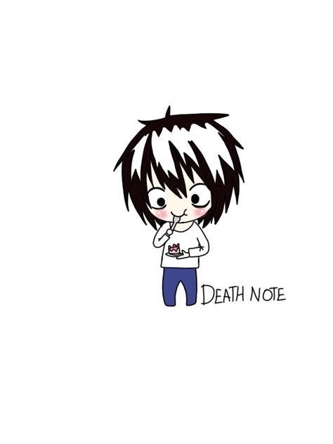 Chibi L Of Death Note W By Cakemonsterr On Deviantart