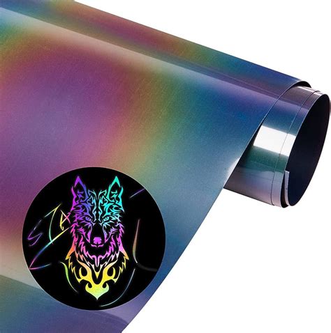 Vinil Adesivo Refletivo Rainbow Camale O Cm X Mt