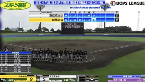 東日本報知オールスター戦 東京都東支部選抜 惜しくも準優勝 ボーイズリーグ 東日本ブロック 公式メディア 公益財団法人日本少年野球連盟