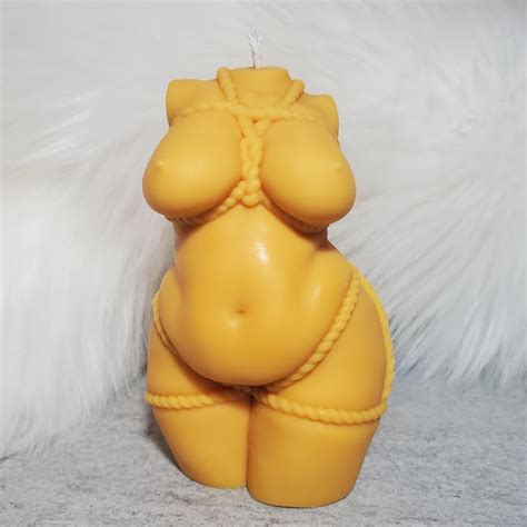 Nude Woman Candle Etsy
