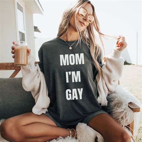 Lgbt Shirt Mom Im Gay Pride Shirt Gay Pride Supporter Lesbian Shirt Lgbtq Shirt Gay Pride