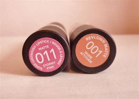 Revlon Matte Lipsticks Stormy Pink Nude Attitude Paperblog