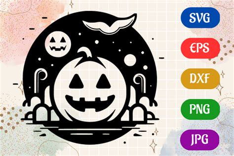 Halloween | Silhouette Vector SVG EPS Graphic by Creative Oasis ...