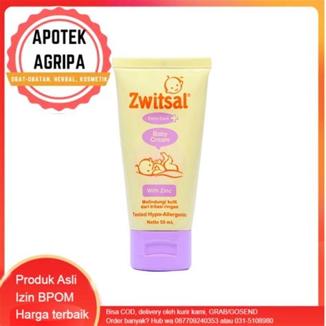 Jual Zwitsal Baby Cream With Zinc 50ml 50 Ml 100ml 100 Ml Shopee