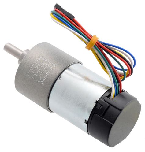 100 1 Metal Gearmotor 37Dx73L Mm 24V With 64 CPR Encoder Helical