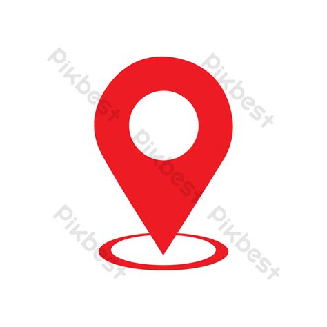 realistic location icon design location map pin rdtegp png images psd