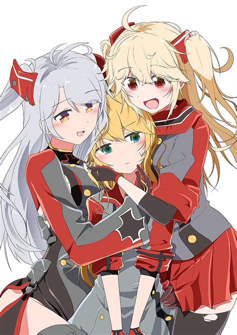 Prinz Eugen Admiral Hipper And Bluecher Azur Lane Drawn By Toro