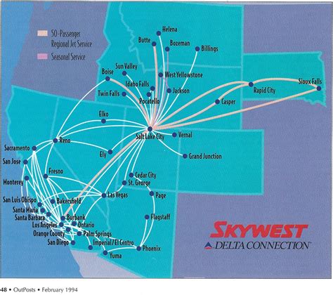 Navigating The Skies A Comprehensive Look At Skywests Route Network