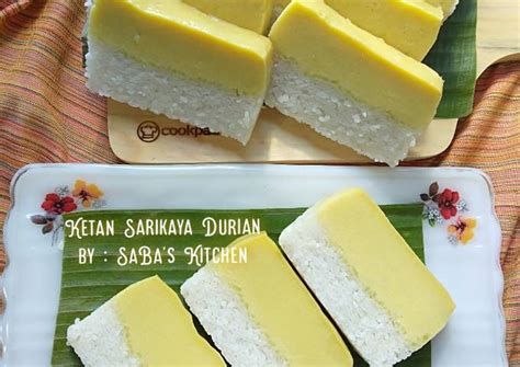 Resep 83 Ketan Sarikaya Durian Oleh SaBa S Kitchen Cookpad