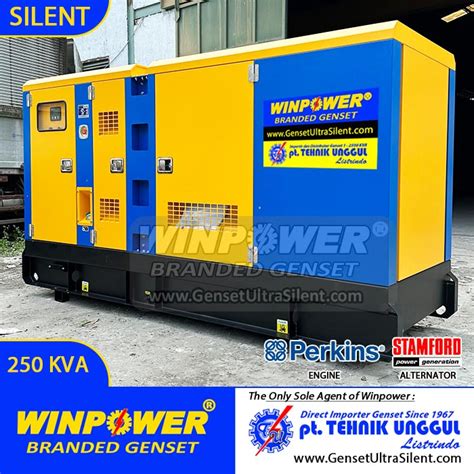 Genset Perkins Kva Silent Stamford Wp Pp Jual Genset Jakarta