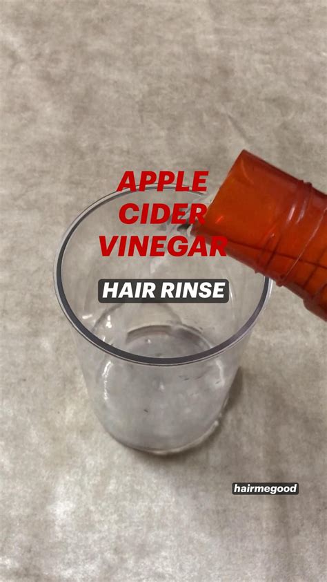 Apple Cider Vinegar Hair Rinse Diy Artofit