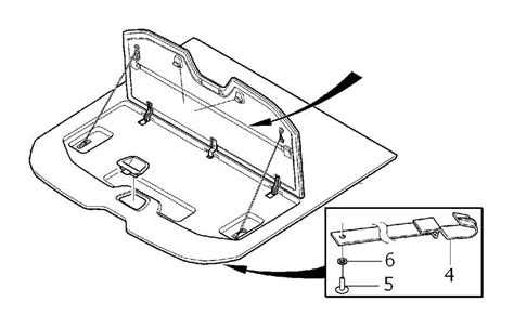 2013 Volvo XC60 Floor Hatch. Interior Trim Luggage Compartment ...