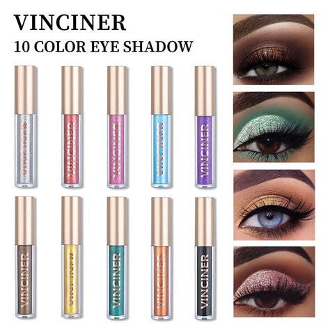 Kehuo 10 Colors Matte Liquid Eyeshadow Naked Eyeshadow Stick Smooth Lightweight Quick Drying