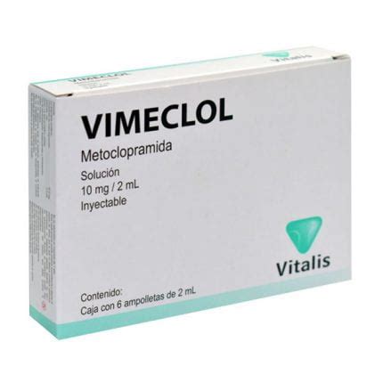 Vimeclol Sol Iny C Amptas Mg Ml Inyectable