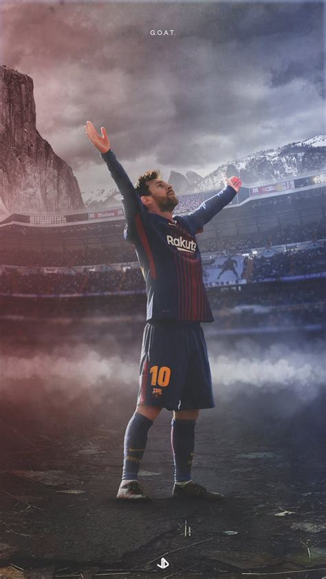 Messi The Goat Wallpapers Wallpaper Cave