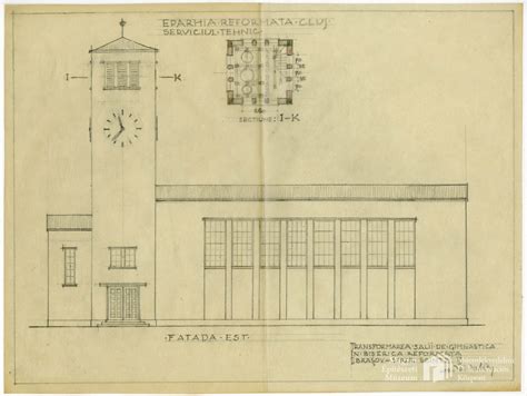 Keleti homlokzat Kós Károly Virtuális Archívum