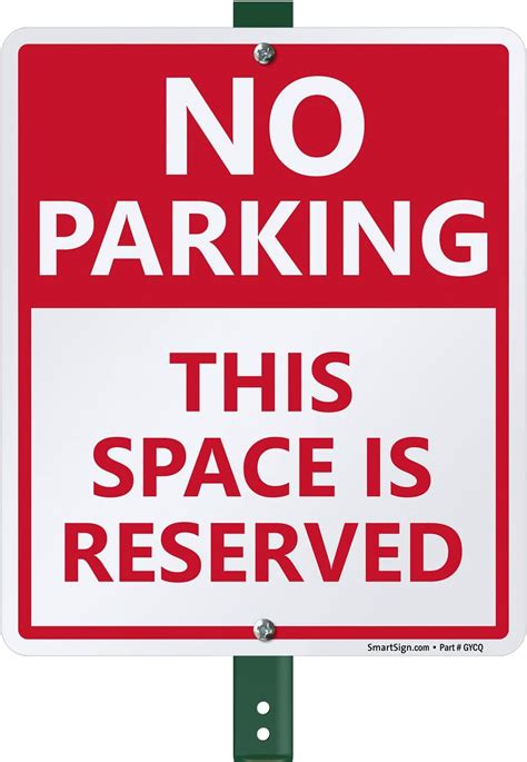 Smartsign 12 X 10 Inch “no Parking This Space Is India Ubuy