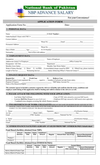 Advance Salaryapplicationform Pdf