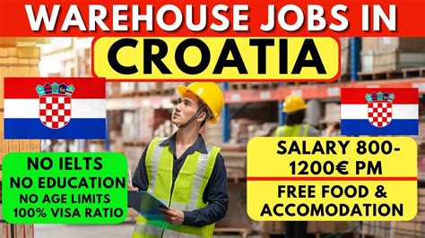 WAREHOUSE JOBS WITH DIFFERENT POSITIONS In CROATIA 2023 SALARY 800