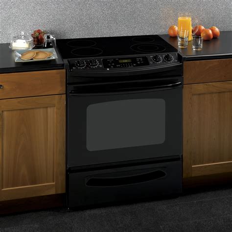 Ge 30 Self Clean Slide In Electric Range W Ceramic Glass Cooktop Shop Your Way Online