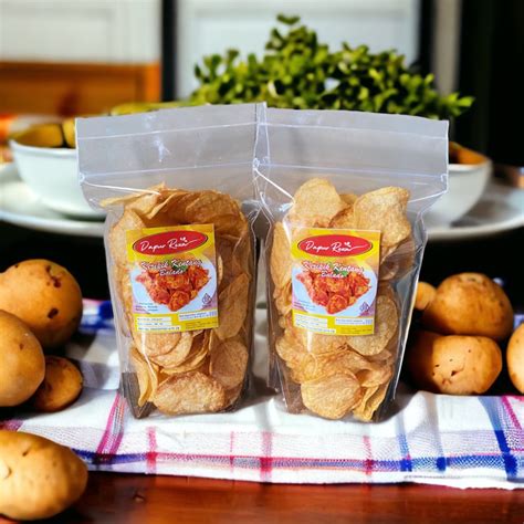 Jual Keripik Kentang Original 200gr Kentang Kiloan Camilan Kentang