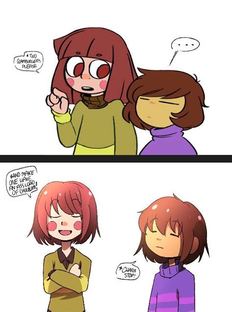 Check out this Frisk and Chara comics! | Undertale Amino