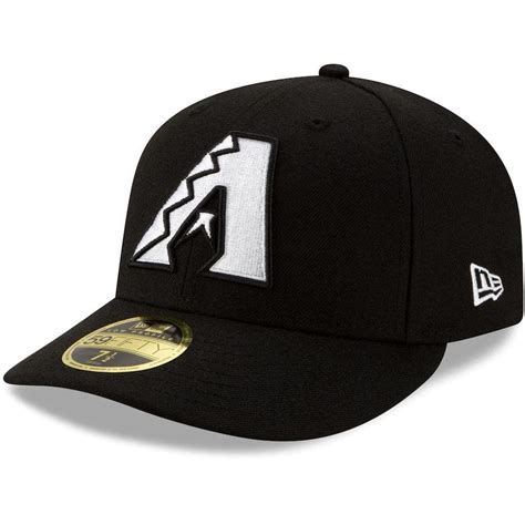 New Era Arizona Diamondbacks Black Low Profile 59FIFTY Fitted Hat