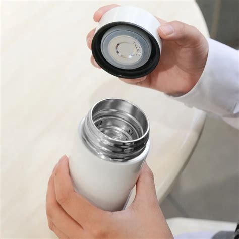 Ml Smart Thermos Water Bottle Intelligent Temperature Display