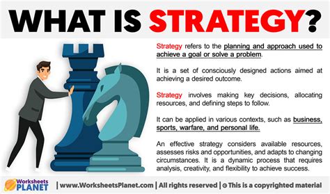 What Is Strategy Definition Of Strategy