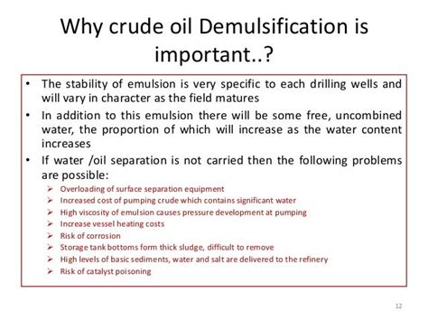 Demulsifiers Specialty Oilfield Chemicals