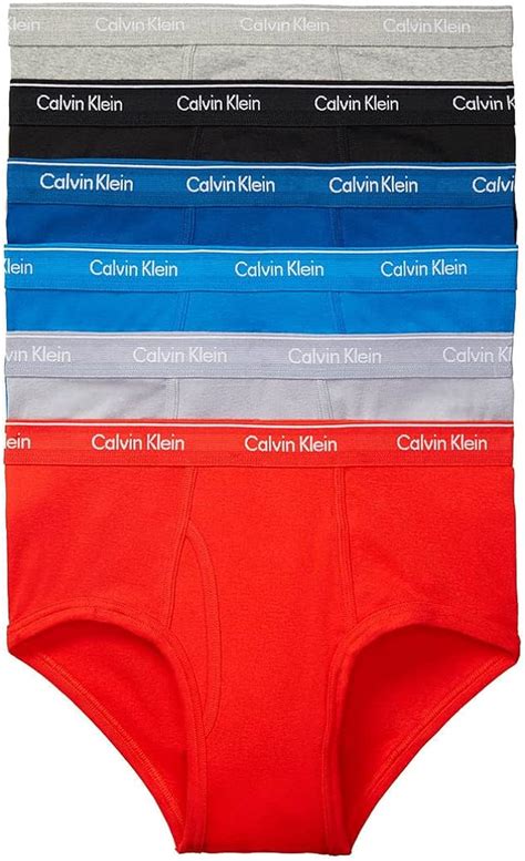 Buy Calvin Klein Mens Underwear Cotton Classics 6 Pack Brief Online At Lowest Price In Ubuy