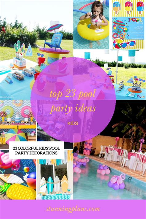 Top 23 Pool Party Ideas Kids - Home, Family, Style and Art Ideas