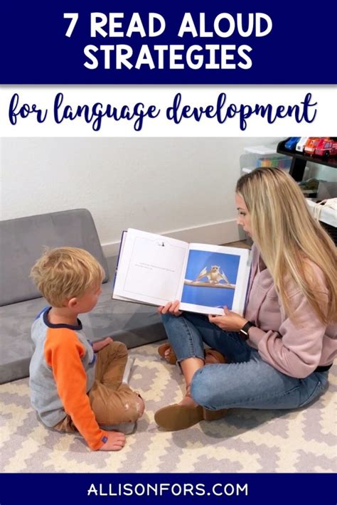 Top Read Aloud Strategies for Speech-Language Development