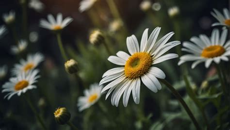 Premium Photo | A beautiful Daisy flower in a garden