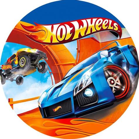 An Image Of A Hot Wheels Car Flying Through The Air