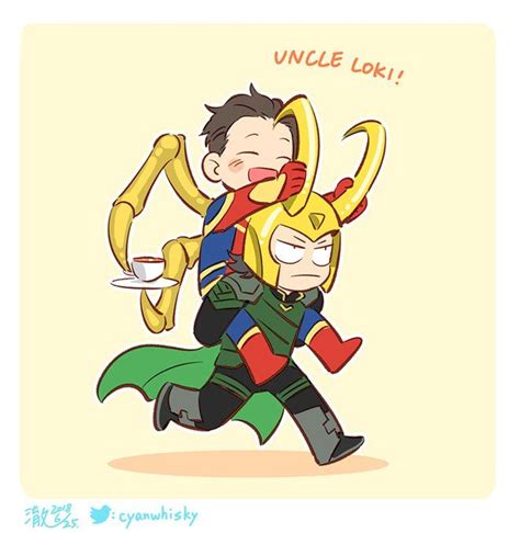 Spidey And Loki By Cyanwhisky Thor X Loki Marvel Dc Comics Marvel