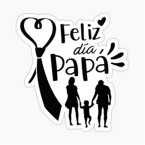 Pegatina Feliz Dia Papa De EvieShort Redbubble