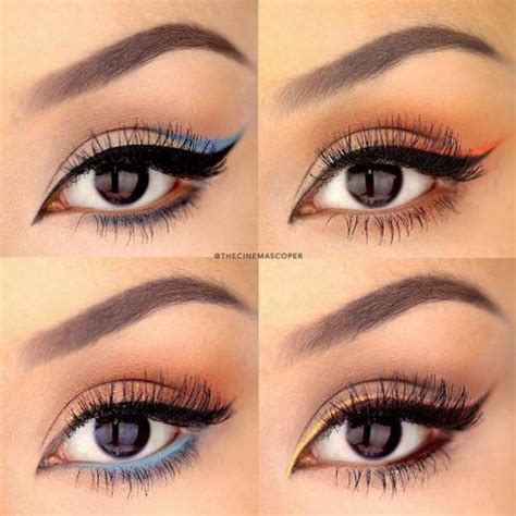 40 Easy Pretty Makeup Ideas For Summer Colored Eyeliner Eye Makeup