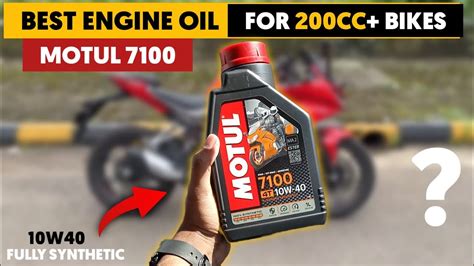 Best Engine Oil For Bikes Motul 7100 Fully Synthetic 10W40 High