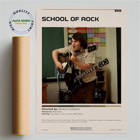 School of Rock Movie Poster - Etsy