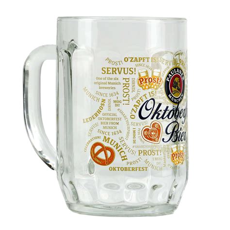 Chope de bière Paulaner Oktoberfest Bier Paulaner