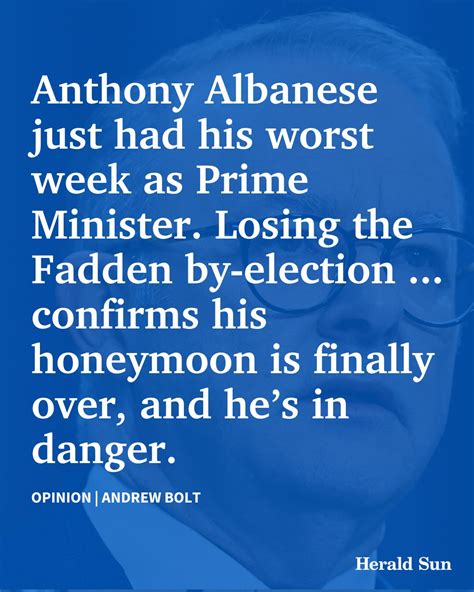 Herald Sun On Twitter Andrew Bolt Anthony Albanese Just Had His