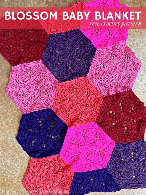 Blossom Baby Blanket Crochet Pattern Hooked On Homemade Happiness