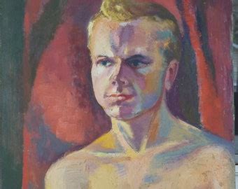 Male Nude Painting Etsy