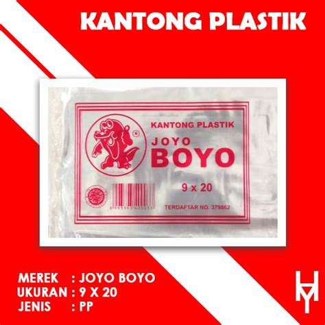 Jual Joyo Boyo Merah Plastik PP Bening 1 4Kg 9X20 Shopee Indonesia