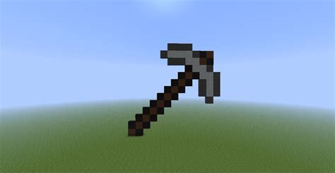 Minecraft Pixel Art - Iron Pickaxe by Tobcombine3 on DeviantArt